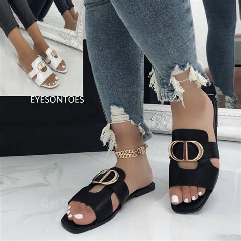 luxury slides for women.